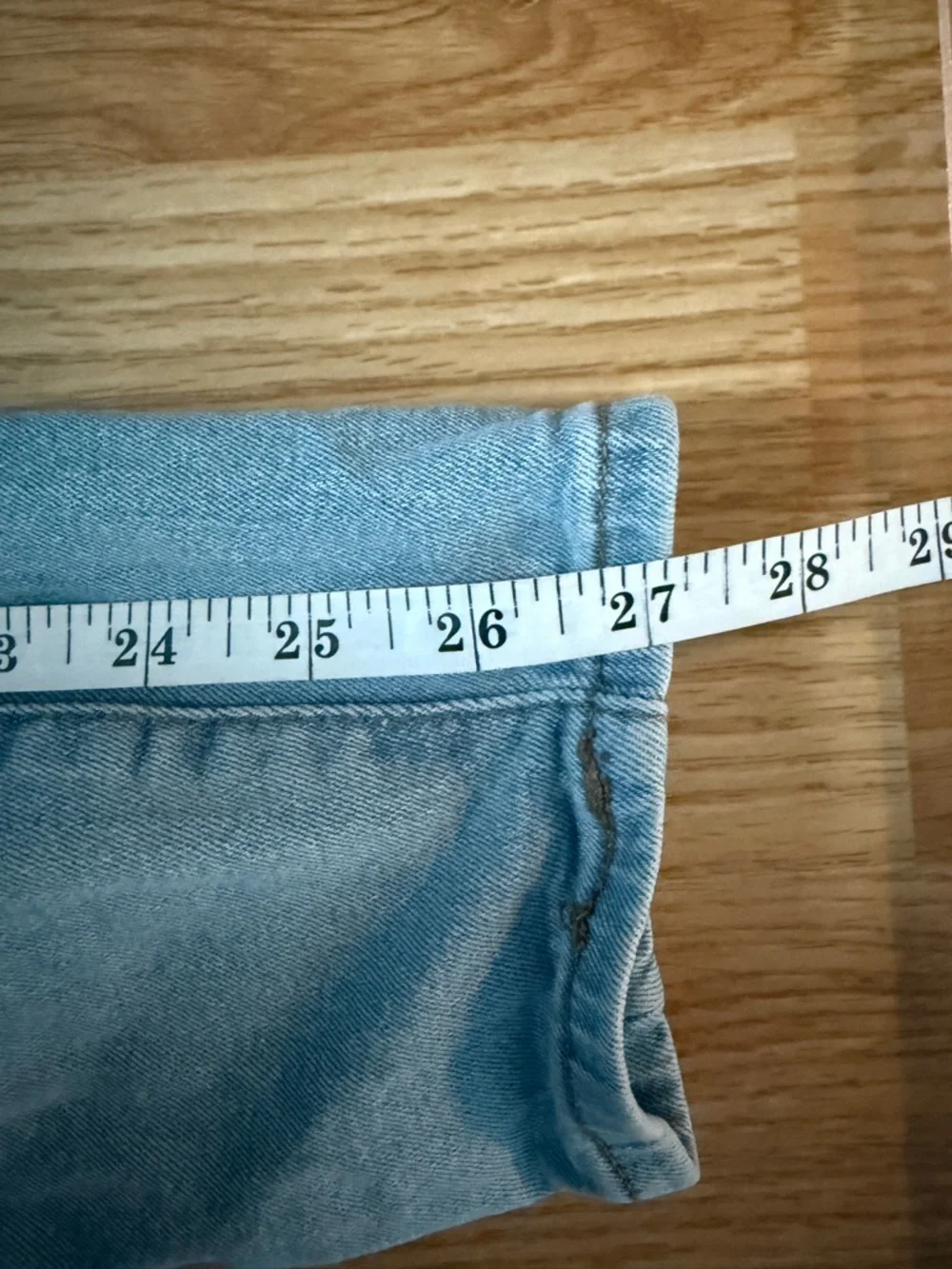 Light Blue Distressed Denim Overalls - Women Jeans - Picture 6 of 6